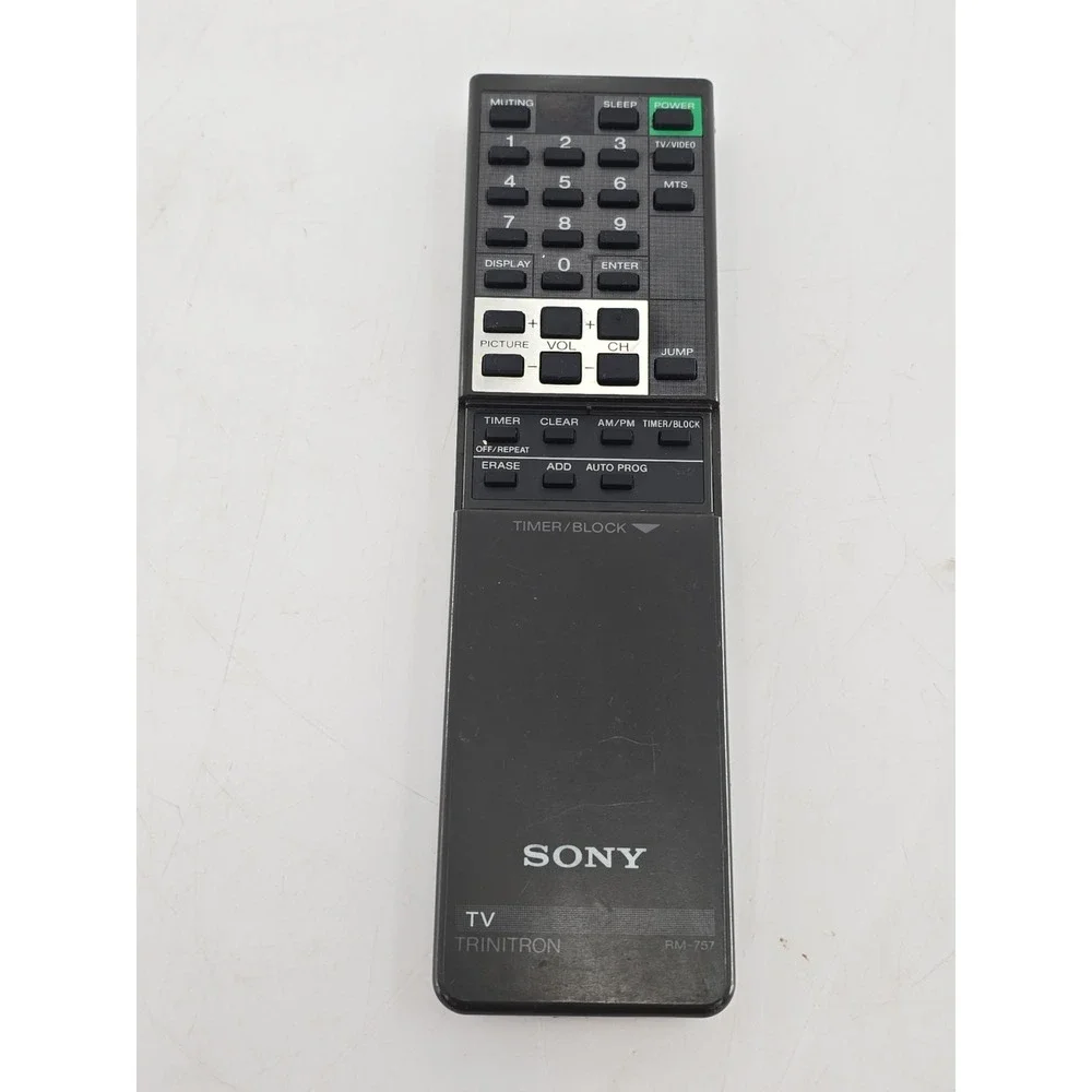 Sony RM-757 Vintage Remote Control Cleaned, Tested, Working